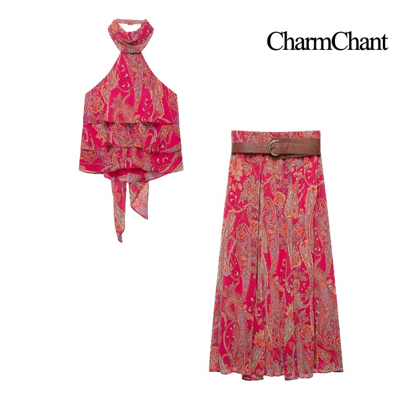 CHARMCHANT Kadın Paisley Desen - Romper Floral Print incelemesi ve fiyatı