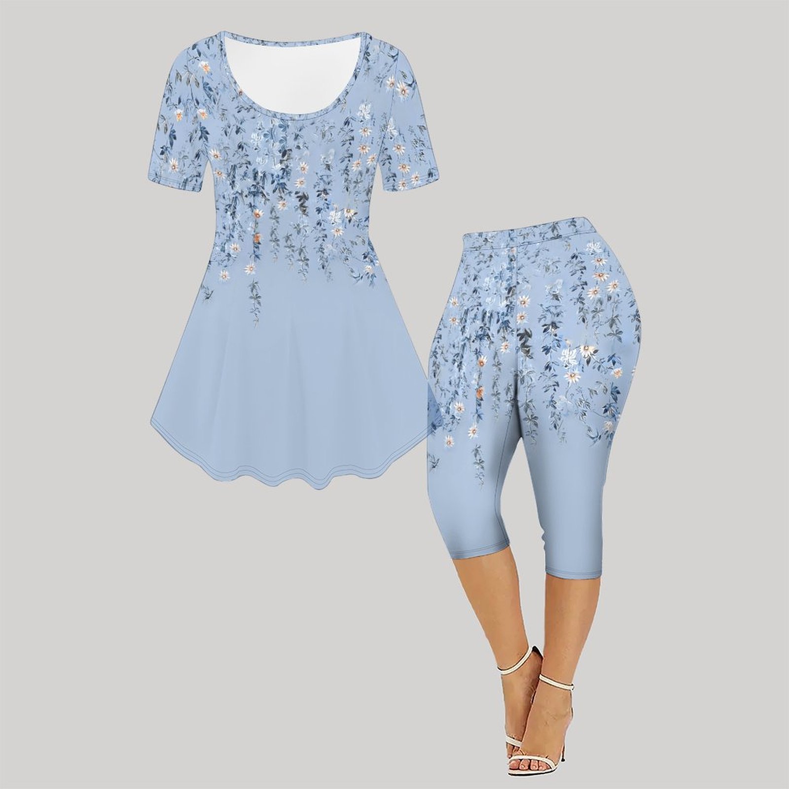2 adet Vintage Baskı İki Parça - Romper Floral Print incelemesi ve fiyatı